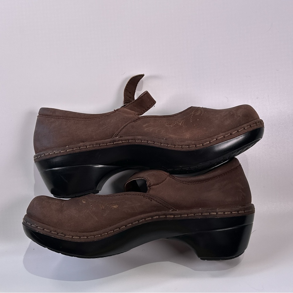 Ariat Womens Caroline Comfort Mary Jane Leather Wedge Brown 7.5 - Picture 2 of 9